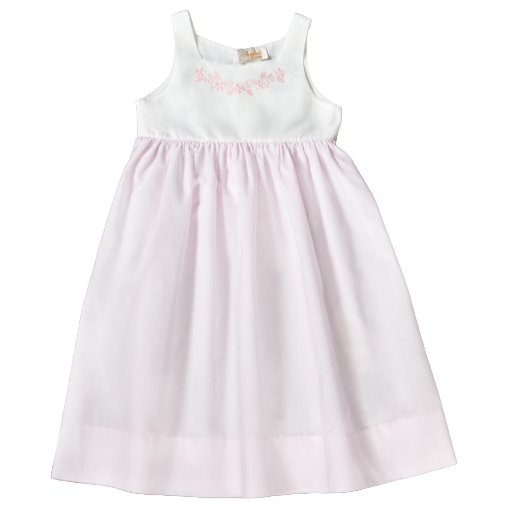 Sundress Embro Flowers Offwhite/Lt. Pink